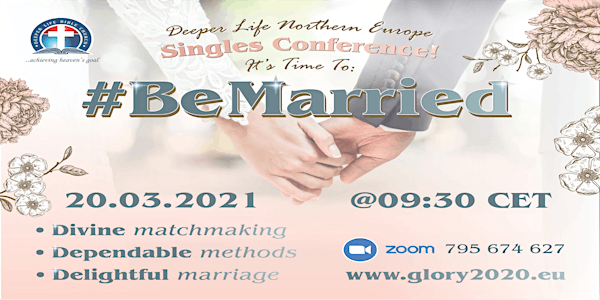 #BeMarried - Northern European Singles' Conference 2021