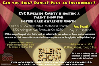 CYCR, Foster Care Awareness Month Talent Show primary image