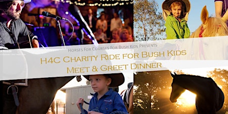 H4C Charity Ride for Bush Kids Meet and Greet Dinner - Public Event primary image
