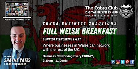 Full Welsh Breakfast Business Networking Event  - South Wales, Cardiff tickets