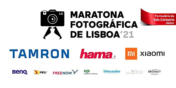 JÚNIOR Inscrição Oficial | Maratona Fotográfica de Lisboa - 2021