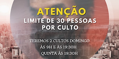 Imagem principal do evento CULTO DE CELEBRAÇÃO - QUINTA FEIRA