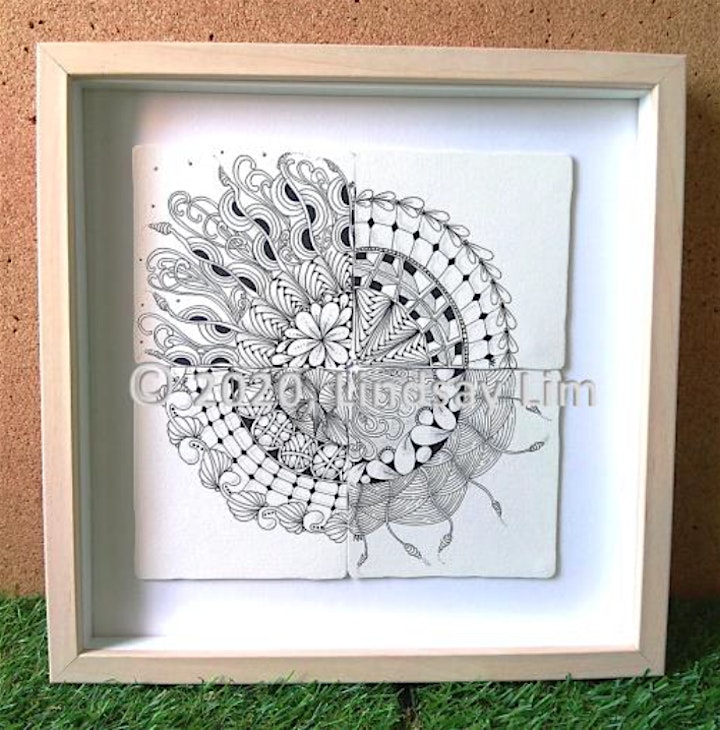 Zentangle Intermediate Course starts  Oct 22 (8 sessions) image