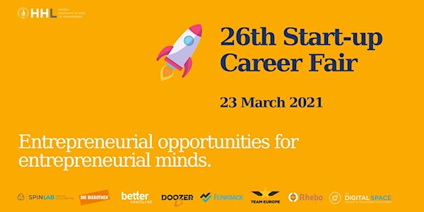 26th Virtual Start-up Career Fair