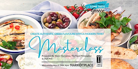 Can't Travel - Come Taste GREECE! Masterclass primary image