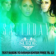 All new Saturday night at Suede Lounge primary image