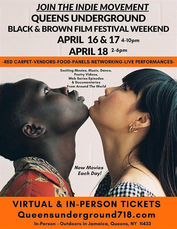 Queens Underground Black & Brown Film Festival - April 2021 image