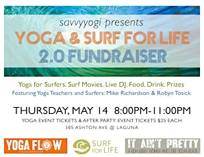 Yoga & Surf for Life 2.0 Fundraiser primary image