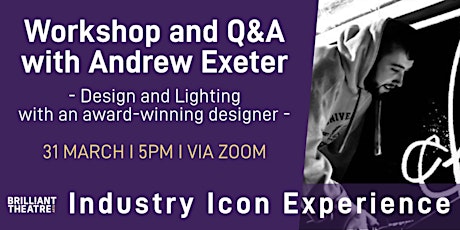 Workshop and Q&A with Andrew Exeter (award-winning designer) primary image