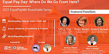 Hauptbild für Equal Pay Day: Where Do We Go From Here? | EqualPayMA Roundtable Series