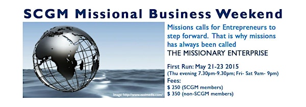 SCGM Missional Business Weekend