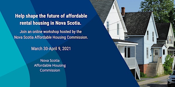 Cape Breton, Victoria: NS Affordable Housing Commission online workshop