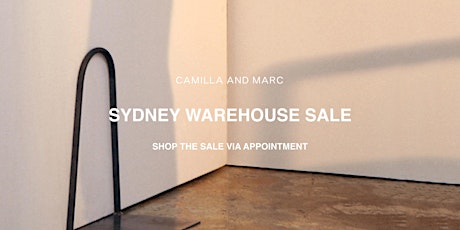 CAMILLA AND MARC WAREHOUSE SALE primary image