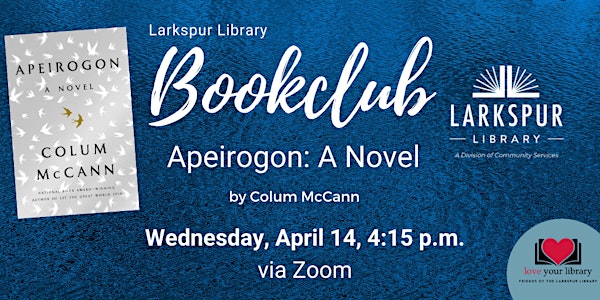 Larkspur Library Book Club: Apeirogon
