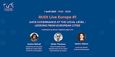 RUDI Live Europe #1 - Data governance at the local level