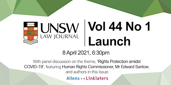 UNSW Law Journal 44(1) Launch