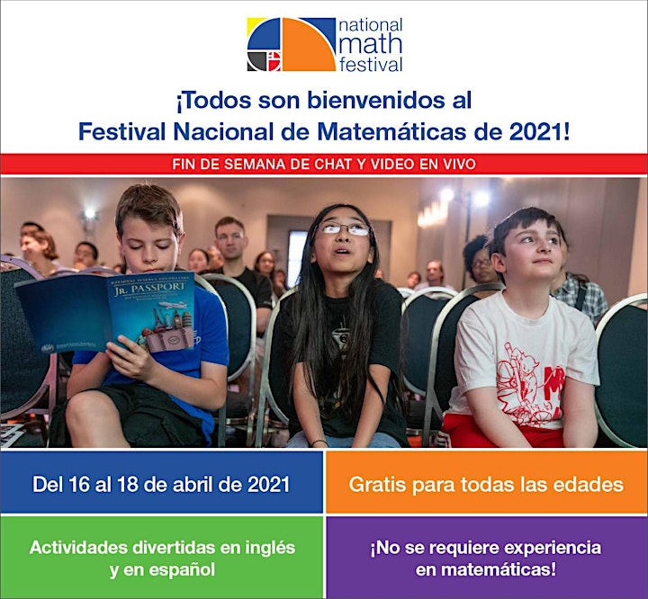 NMF Live Online Festival Weekend – 2021 National Math Festival image