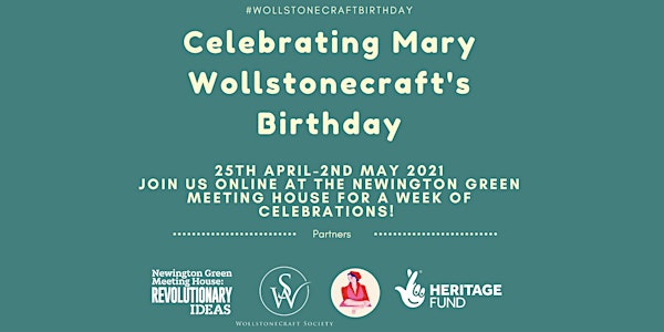 Mary Wollstonecraft's birthday – a week of celebration