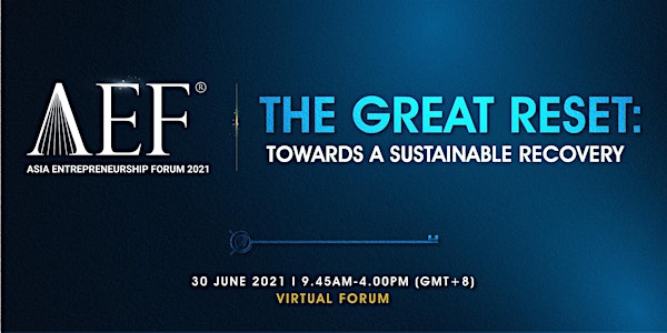 [Virtual] Asia Entrepreneurship Forum 2021