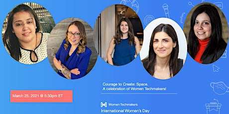 Women Techmakers-Waterloo: IWD21 Celebration | Courage to Create: Space