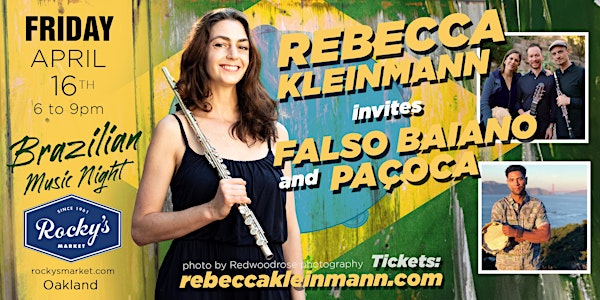 Brazilian Music Night! Rebecca Kleinmann invites Falso Baiano and Paçoca
