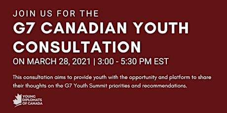 G7 Canadian Youth Consultation primary image