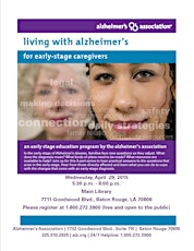 Alzheimer's Association: Living with Alzheimer's for early stage caregivers primary image