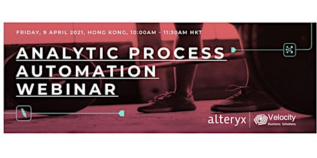 Alteryx Data Preparation & Analytics Webinar (9 April 2021) primary image