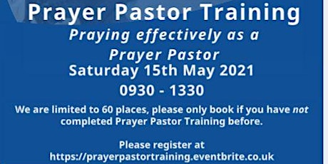 Online Prayer Pastor Training (via Zoom) primary image