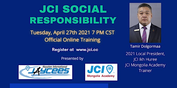 JCI Social Responsibility : Exclusive Member Online Training