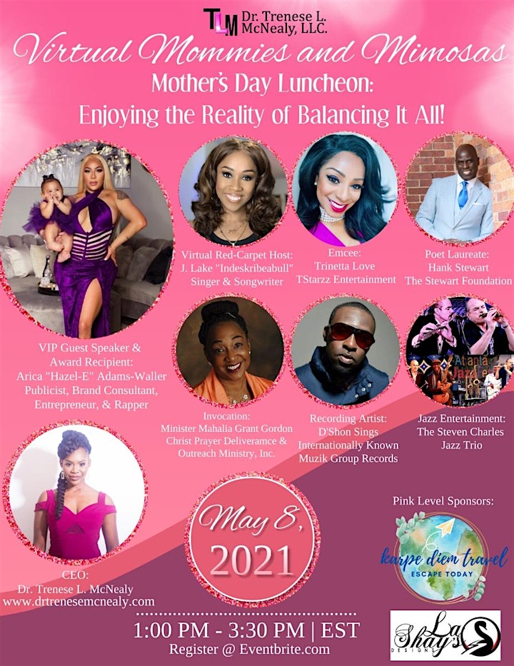 Virtual 2021 Mommies and Mimosas Mother's Day Luncheon image