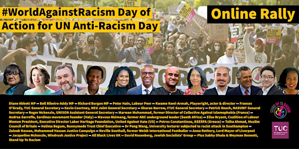 #WorldAgainstRacism - Rally & Day of Action for UN Anti-Racism Day