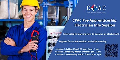 CPAC Pre-Apprenticeship Info Session #1: March 26, 2021 primary image