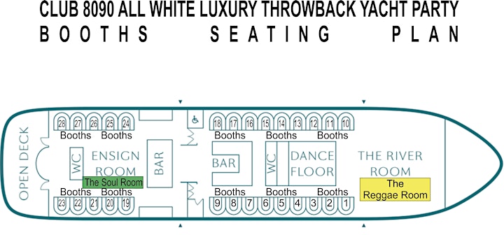 CLUB 8090 ALL WHITE LUXURY THROWBACK YACHT PARTY image