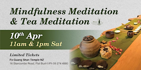 Mindfulness Meditation and Tea Meditation primary image