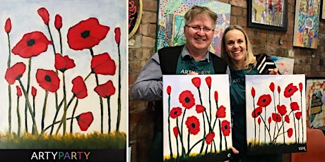 ARTYPARTY - Give Art a Go on the Kapiti Coast! ANZAC Day special - Poppies primary image