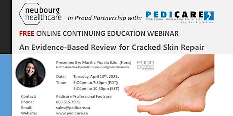 An Evidence-Based Review for Cracked Skin Repair (Free Online Webinar) primary image