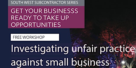 Unfair Practice Against Small Business primary image