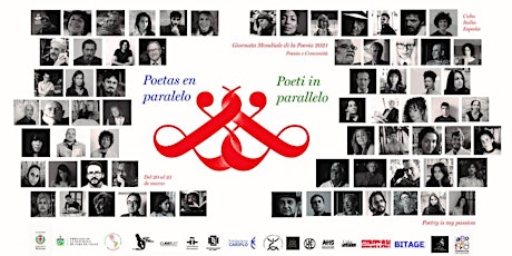 Immagine principale di Poetas en paralelo. Poesia e comunità. Del 20 al 25 de marzo 2021. 