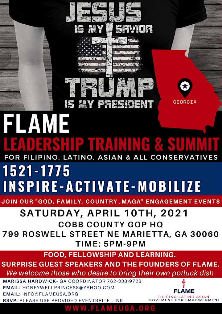 FLAME USA GA- Leadership training & Summit image