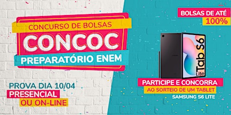 Imagem principal do evento CONCOC Preparatório ENEM - Prova presencial - COC Rio do Sul