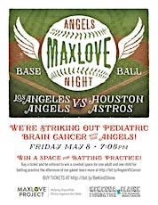 Striking Out Pediatric Brain Cancer with The Angels, MaxLove Project and the McKenna Claire Foundation primary image