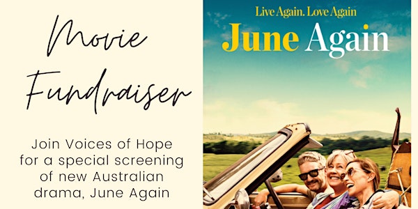 Voices of Hope Fundraiser - Screening of June Again