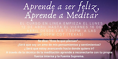 Curso de Meditación en línea (Español) primary image