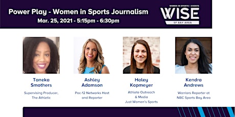 Women in Sports Journalism - WISE Power Play Event primary image