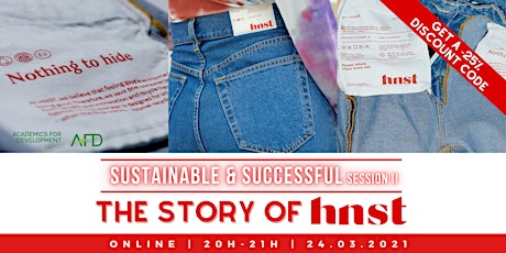 Primaire afbeelding van SUSTAINABLE & SUCCESSFUL session II: The Story of HNST