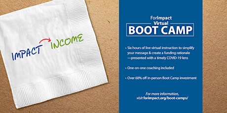 For Impact Funding Boot Camp: Virtual (Central Time)