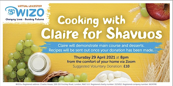 Cooking for Shavuot  with Claire Brown