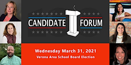 Wednesday March 31 Verona School Board Candidate Forum 2021 primary image