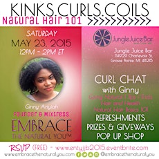 Kinks, Coils & Curls: Natural Hair 101 @ Jungle Juice Bar primary image
